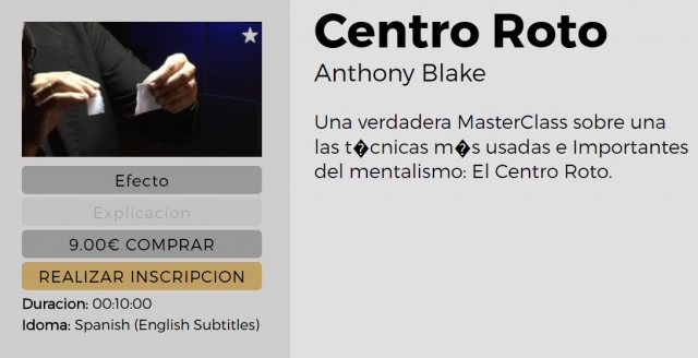 Centro Roto by Anthony Blake - Click Image to Close